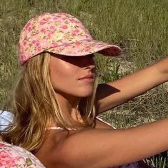 LoveShackFancy Accessories - Loveshackfancy floral cap